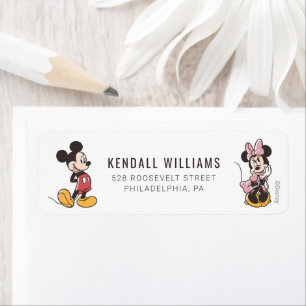 Disney's Mickey Mickey & Friends Baby Shower Label