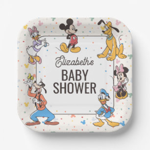 Disney's Mickey Mickey & Friends Baby Shower Paper Plates