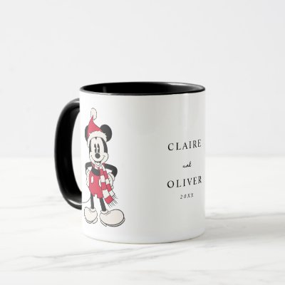 Disney's Mickey &amp; Minnie Mouse Holiday Custom Mug