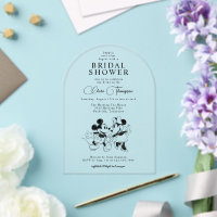 Disney's Mickey & Minnie Mouse SketchBridal Shower