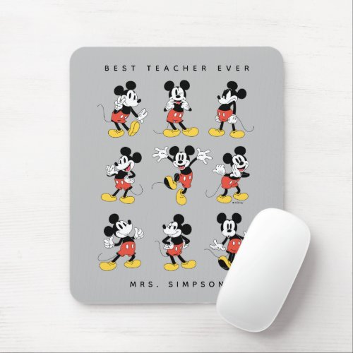 Disneys Mickey Mouse  Best Teacher Ever Mouse Pad