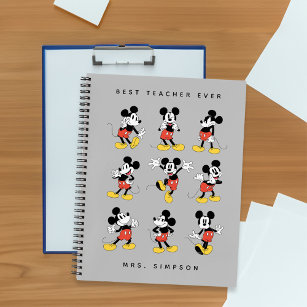 Disney's Mickey Mouse   Best Teacher Ever Notebook