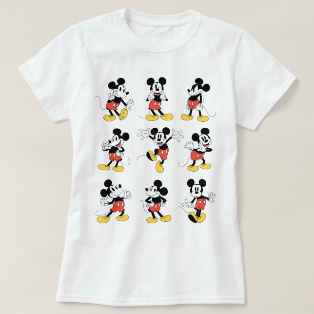 Disney's Mickey Mouse Emotions T-Shirt (Design Front)