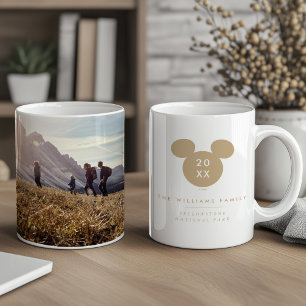 Disney's Mickey Mouse Gold Icon with Photo Coffee Mug