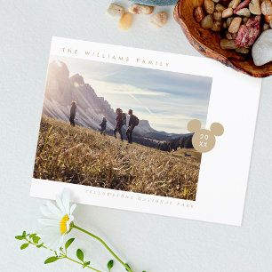 Disney's Mickey Mouse Gold Icon with Photo Postcard