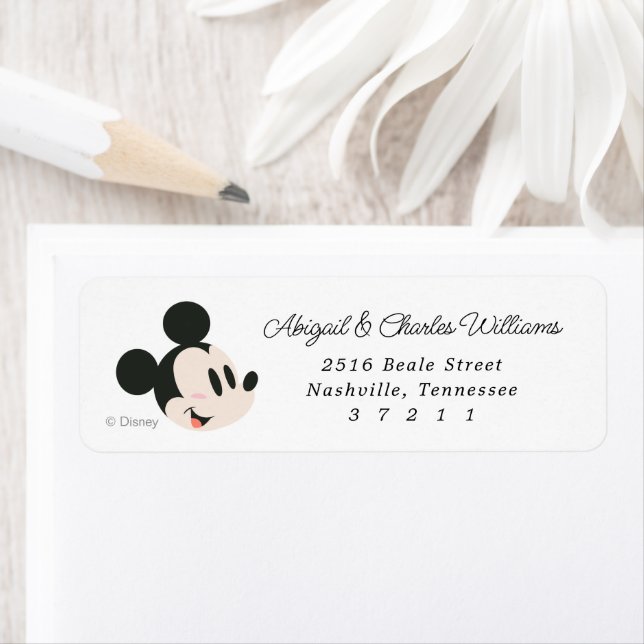 Disney's Mickey Mouse Sunshine Baby Shower Label (Insitu)
