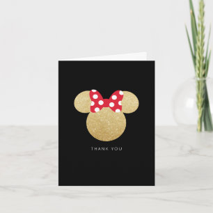 Disney's Minnie Mouse Bachelorette Party Thank You Card