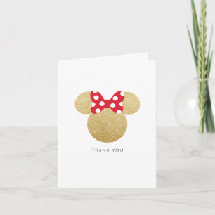 Disney's Minnie Mouse Bachelorette Party Thank You Card