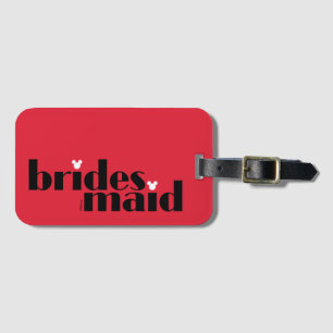 Disney's Minnie Mouse Bridesmaid Luggage Tag