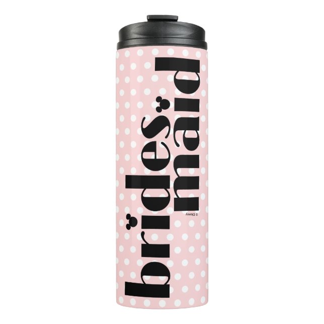 Disney's Minnie Mouse Bridesmaid - Polka Dot Thermal Tumbler (Front)