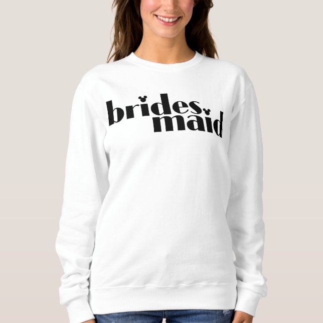Disney's Minnie Mouse Bridesmaid  Sweatshirt (Front)