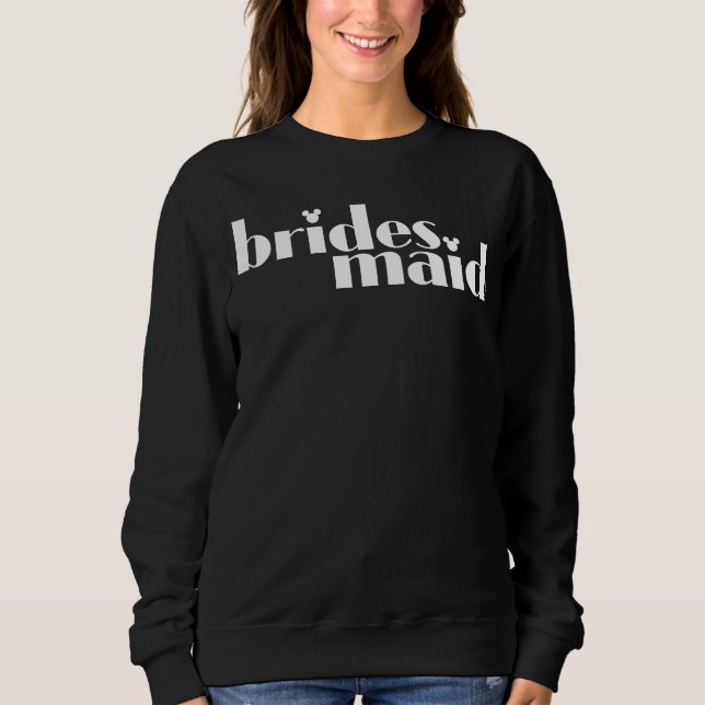 Disney's Minnie Mouse Bridesmaid  Sweatshirt (Front)
