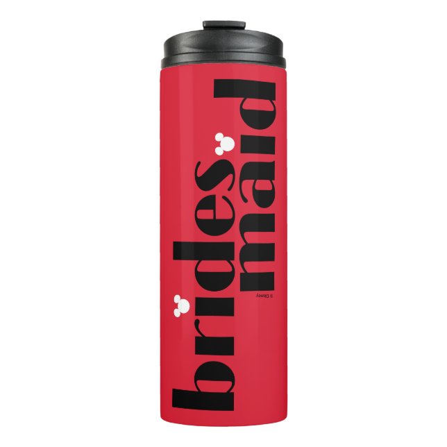 Disney's Minnie Mouse Bridesmaid Thermal Tumbler (Front)