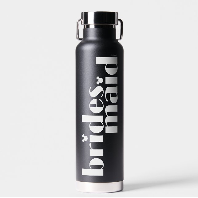 Disney's Minnie Mouse Bridesmaid  Water Bottle (Front)