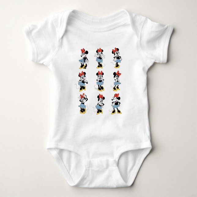 Disney's Minnie Mouse Emotions  Baby Bodysuit (Front)