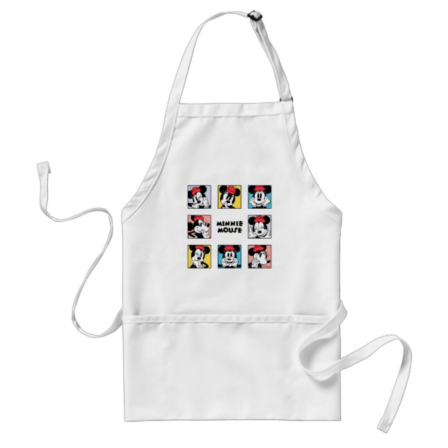 Disney's Minnie Mouse Grid Adult Apron (Front)