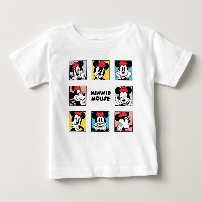 Disney's Minnie Mouse Grid Baby T-Shirt (Front)