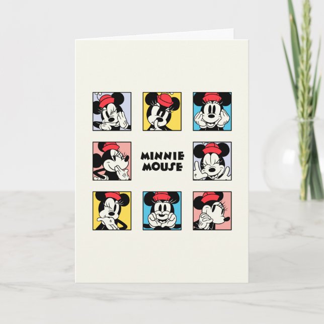 Disney's Minnie Mouse Grid Card (Front)