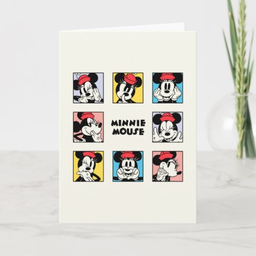 Disneys Minnie Mouse Grid Card