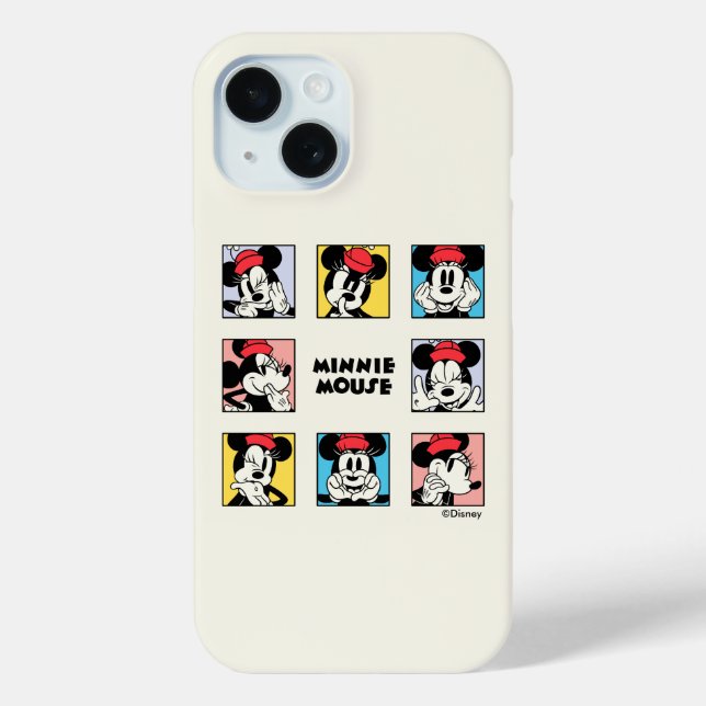 Disney's Minnie Mouse Grid Case-Mate iPhone Case (Back)