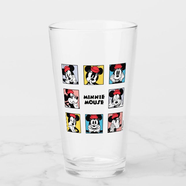 Disney's Minnie Mouse Grid Glass (Front)