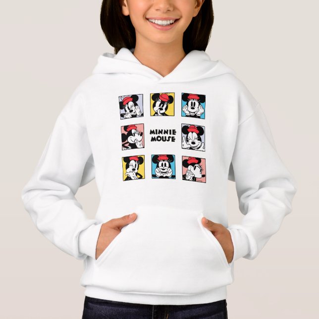 Disney's Minnie Mouse Grid Hoodie (Front)
