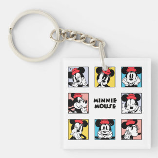 Disney's Minnie Mouse Grid Keychain