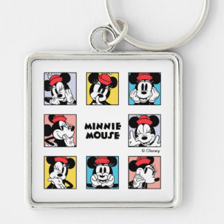 Disney's Minnie Mouse Grid Keychain
