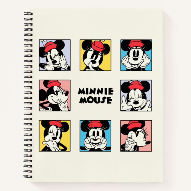 Disney's Minnie Mouse Grid Notebook (Front)