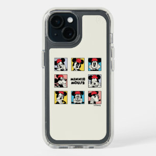 Disney's Minnie Mouse Grid iPhone 15 Case
