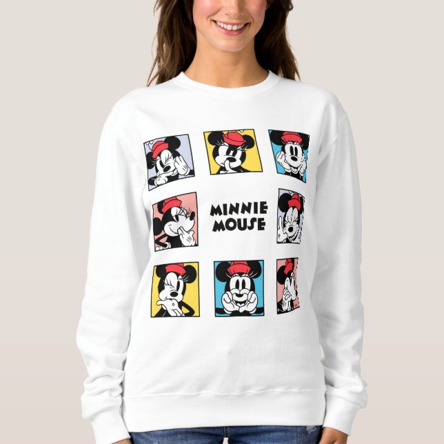 Disney's Minnie Mouse Grid Sweatshirt (Front)
