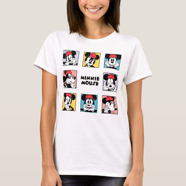 Disney's Minnie Mouse Grid T-Shirt (Front)