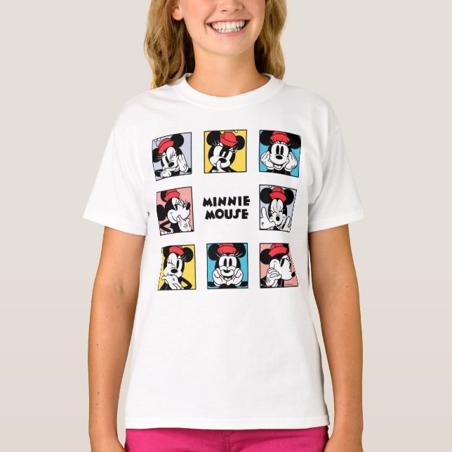 Disney's Minnie Mouse Grid T-Shirt (Front)