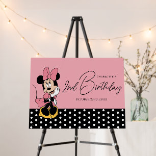 Disney's Minnie Mouse Polka Dot Girl's Birthday Foam Board