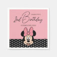Disney's Minnie Mouse | Polka Dot Girl's Birthday Napkins