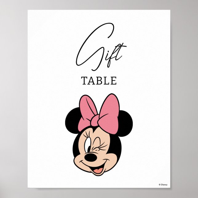 Disney's Minnie Mouse | Polka Dot Girl's Birthday Poster (Front)