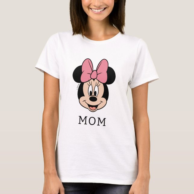 Disney's Minnie Mouse | Polka Dot Girl's Birthday T-Shirt (Front)