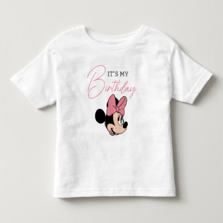 Disney's Minnie Mouse | Polka Dot Girl's Birthday Toddler T-shirt