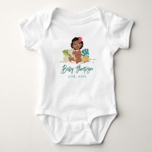 Disney's Moana Announcement Date Baby Bodysuit