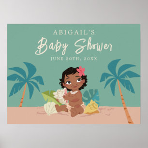 Disney's Moana Baby Shower Poster