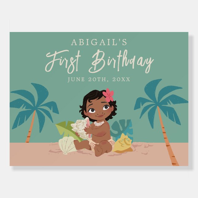 Disney's Moana Birthday Foam Board (Front)