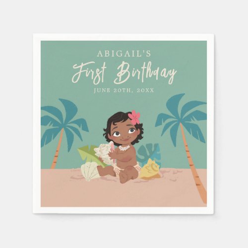 Disneys Moana Birthday Napkins