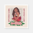 Disney's Moana Girl's Birthday Napkins