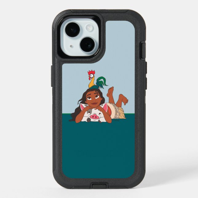 Disney's Moana | Moana & Friends iPhone 15 Case (Back)
