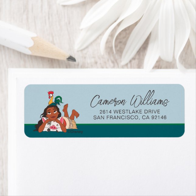 Disney's Moana | Moana & Friends Label (Insitu)