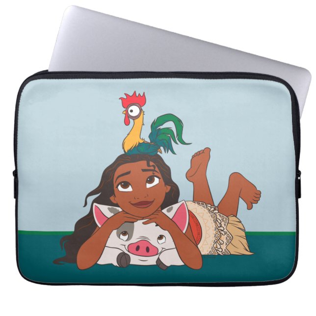 Disney's Moana | Moana & Friends Laptop Sleeve (Front)