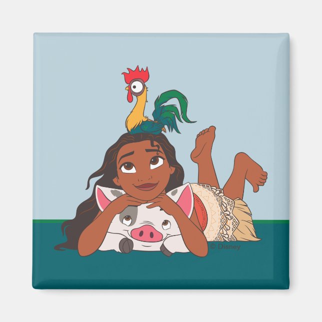 Disney's Moana | Moana & Friends Magnet (Front)