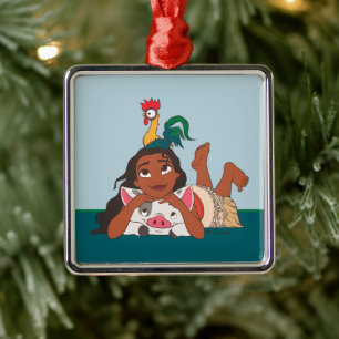 Disney's Moana   Moana & Friends Metal Ornament