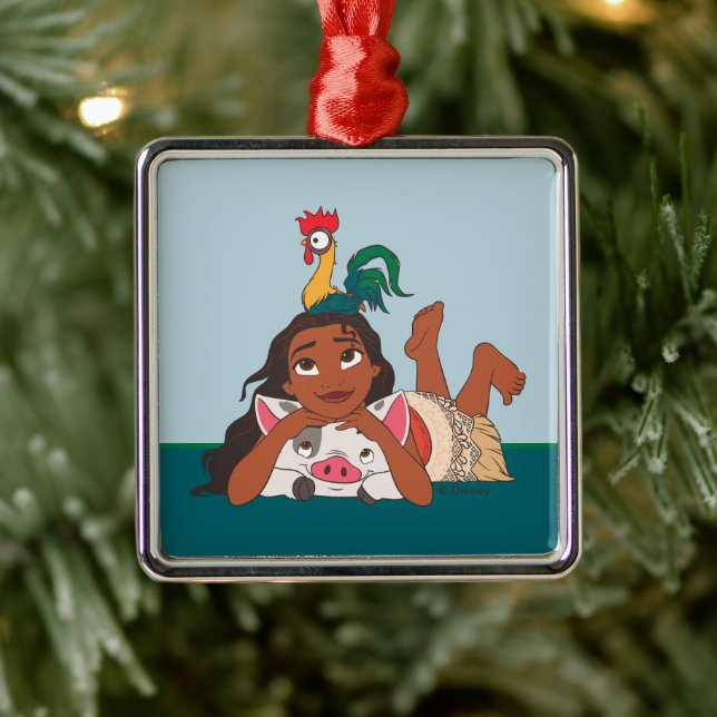 Disney's Moana | Moana & Friends Metal Ornament (Tree)