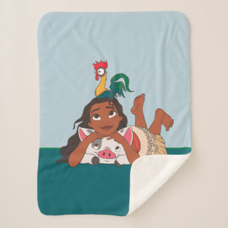 Disney's Moana | Moana & Friends Sherpa Blanket
